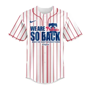 Phillies 2025 National League East Champions Victory Jersey – Ring The Bell Edition