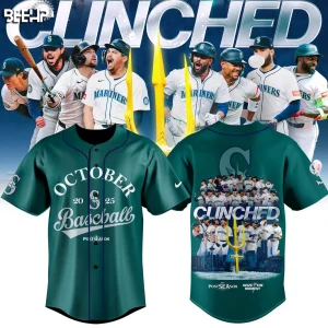 Seattle Mariners October 2025 Postseason Baseball Jersey