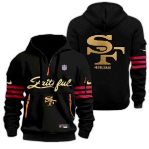 SF 49ers Rivalries Faithful Black Uniform 2025 Zip Hoodie