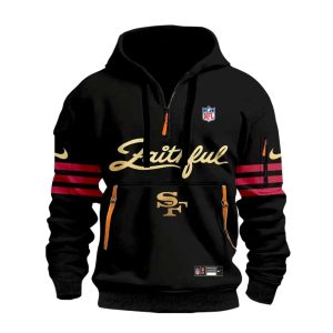 SF 49ers Rivalries Faithful Black Uniform 2025 Zip Hoodie