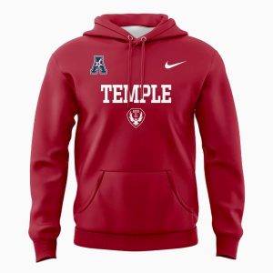 Temple Owls New Uniform Red Hoodie