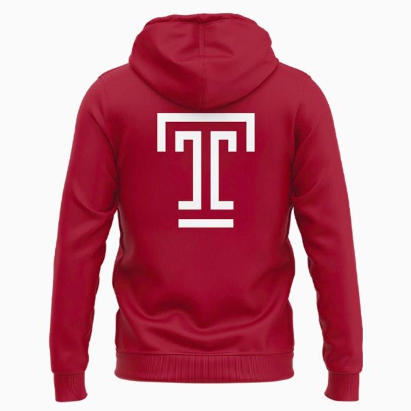 Temple Owls New Uniform Red Hoodie