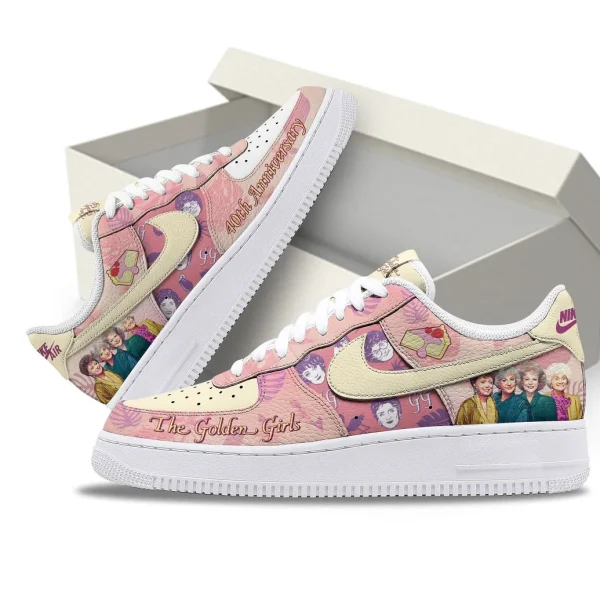The Golden Girls 40th Anniversary Limited Edition Custom Air Force 1 Sneakers