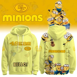 49ers x Minions Banana Limited 2025 Hoodie