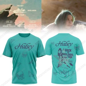 Back to Badlands Tour 2025 Halsey Blue T-Shirt