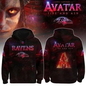 Baltimore Ravens x Avatar 3 Fire and Ash Hoodie