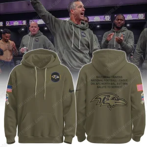 Baltimore Ravens Salute To Service 2025 Limited Hoodie