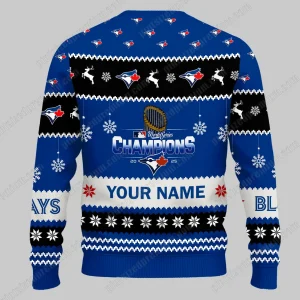 Blue Jays 2025 World Series Champions Ugly Sweater