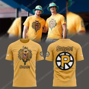 Boston Bruins x Scooby-Doo 2025 New T-Shirt