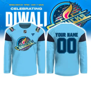 Vancouver Canucks Diwali Celebration 2025 Jersey Vancouver Canucks Diwali Celebration 2025 Jersey