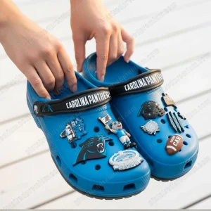 Carolina Panthers 2025 New Limited Charm Clogs