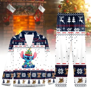 Christmas Stitch For Fans Pajamas Set