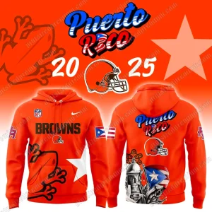 Cleveland Browns Puerto Rico Heritage 2025 Hoodie