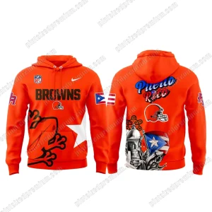 Cleveland Browns Puerto Rico Heritage 2025 Hoodie