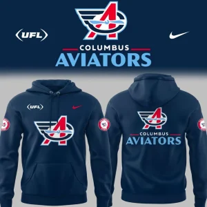 Columbus Aviators Football Blue Limited Hoodie