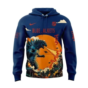 Columbus Blue Jackets x Godzilla Limited 2025 Hoodie