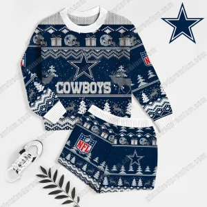 Dallas Cowboys Christmas Premium Sweater Short