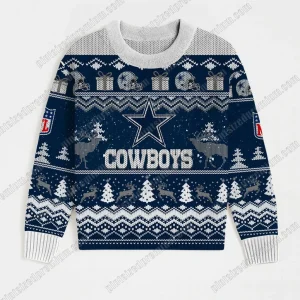 Dallas Cowboys Christmas Premium Sweater Short