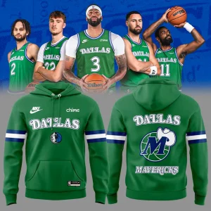 Dallas Mavericks Classic Green Uniform Hoodie Dallas Mavericks Classic Green Uniform Hoodie