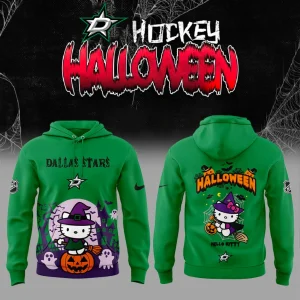 Dallas Stars x Hello Kitty Happy Halloween 2025 For Fans Hoodie