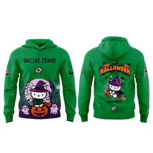 Dallas Stars x Hello Kitty Happy Halloween 2025 For Fans Hoodie