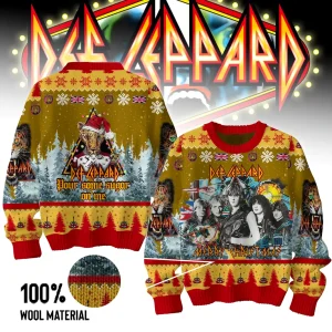 Def Leppard Christmas Limited Sweater