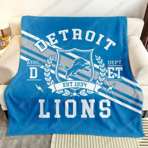 Detroit Lions 2025 Limited Edition Fleece Blanket Detroit Lions 2025 Limited Edition Fleece Blanket