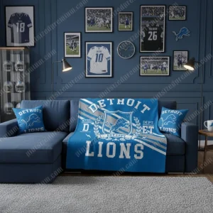 Detroit Lions 2025 Limited Edition Fleece Blanket