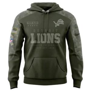 Detroit Lions Veterans Day 2025 Hoodie