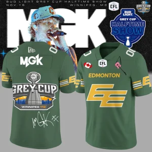 Edmonton Elks x Machine Gun Kelly MGK Football Jersey