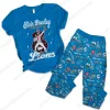 Elvis Presley Meets Football Broncos Pajamas Set