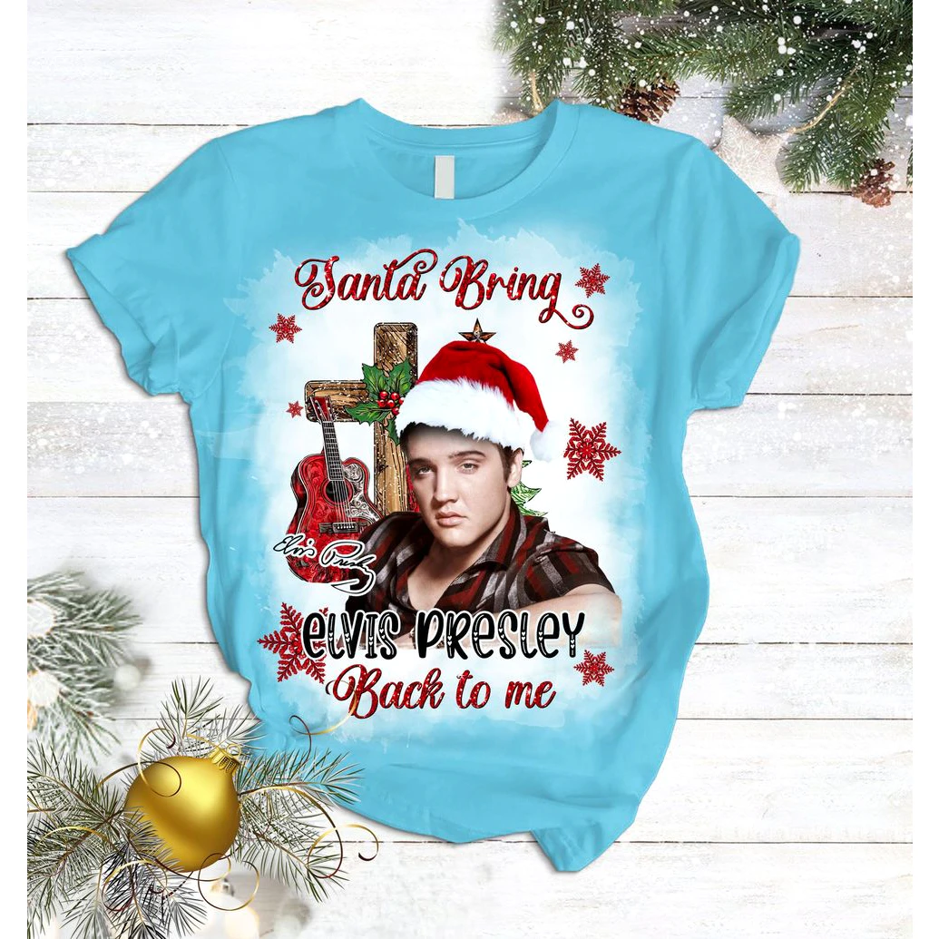 Elvis Presley Santa Bring Christmas Pajamas Set Elvis Presley Santa Bring Christmas Pajamas Set