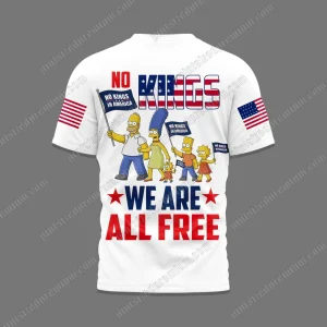 Freedom The Simpsons We Are All Free T-Shirt