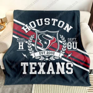 Houston Texans Premium Edition 2025 Fleece Blanket
