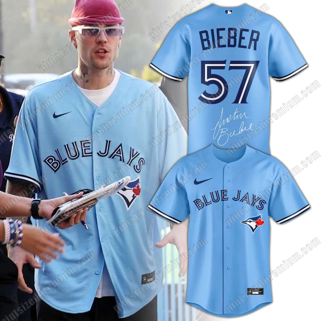 Justin Bieber x Toronto Blue Jays Limited 2025 Jersey Justin Bieber x Toronto Blue Jays Limited 2025 Jersey