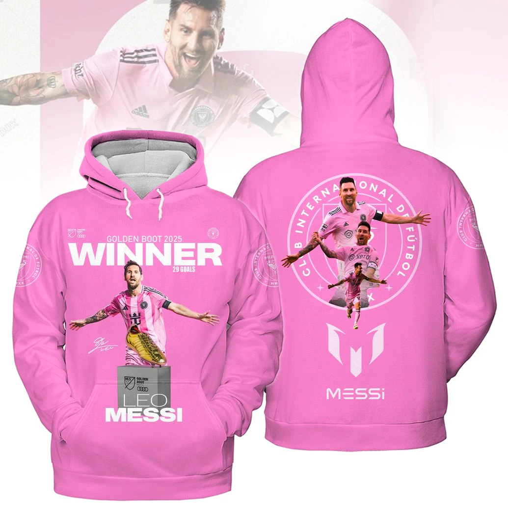 Leo Messi 2025 Golden Boot Winner T-Shirt Leo Messi 2025 Golden Boot Winner T-Shirt