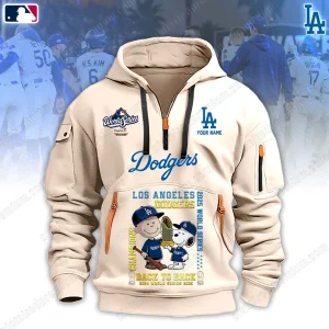 Los Angeles Dodgers Back To Back 2025 World Series 2025 Zip Hoodie