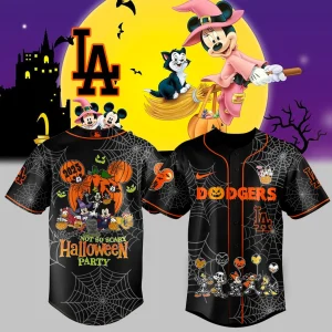 Los Angeles Dodgers Mickey and Friend Halloween Jersey