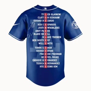 Los Angeles Dodgers Nation League 2025 Champions Jersey