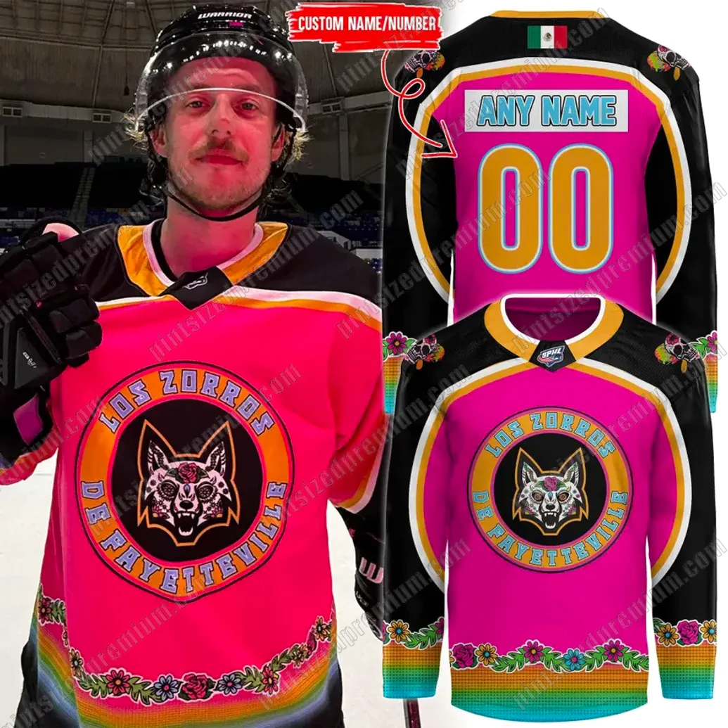 Los Zorros de Fayetteville 2025 Dia de los Muertos Jerseys Los Zorros de Fayetteville 2025 Dia de los Muertos Jerseys