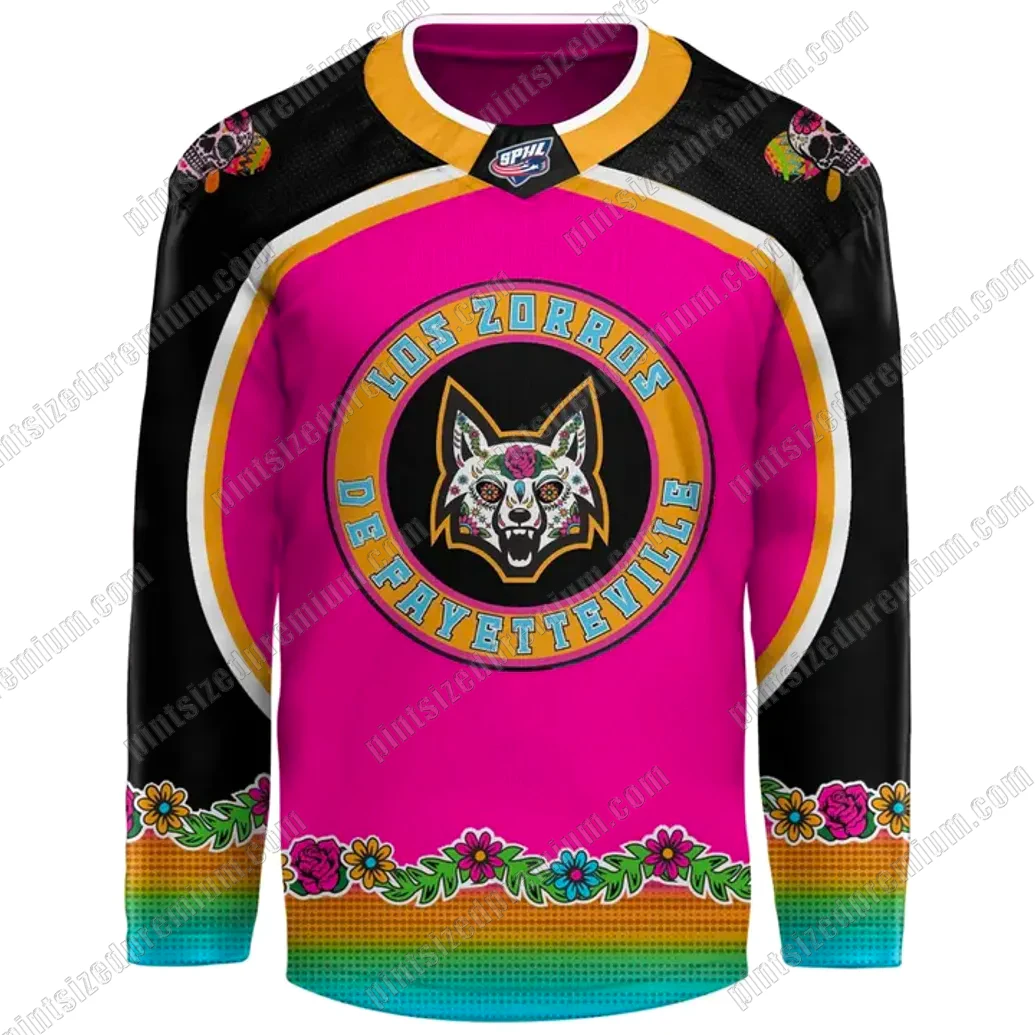 Los Zorros de Fayetteville 2025 Dia de los Muertos Jerseys Los Zorros de Fayetteville 2025 Dia de los Muertos Jerseys