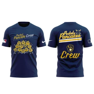 Milwaukee Brewers Pocket Pancake Crew Combo Shirt