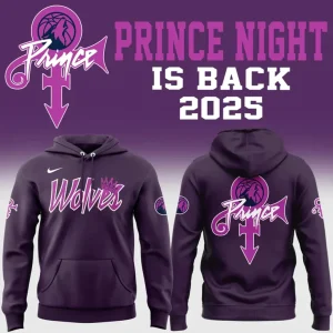 Minnesota Timberwolves x Prince Night Hoodie 2025 Minnesota Timberwolves x Prince Night Hoodie 2025