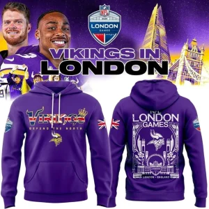 Minnesota Vikings 2025 NFL London Game Limited Hoodie