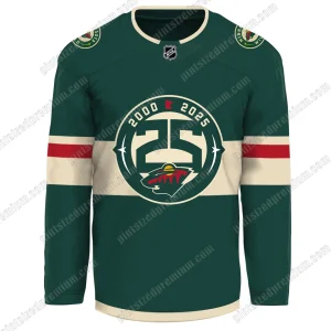 Minnesota Wild 25th Anniversary Heritage Jersey