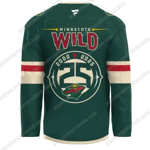 Minnesota Wild 25th Anniversary Heritage Jersey