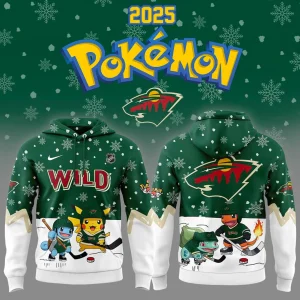Minnesota Wild Pokemon 2025 Hot Collection Hoodie