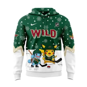 Minnesota Wild Pokemon 2025 Hot Collection Hoodie