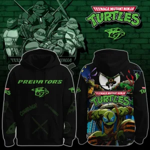 Nashville Predators Turtles Ninja Limited Hoodie