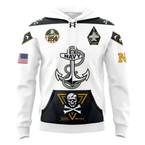 Navy Midshipmen football 250th Birthday Celebration Night 2025 Hoodie